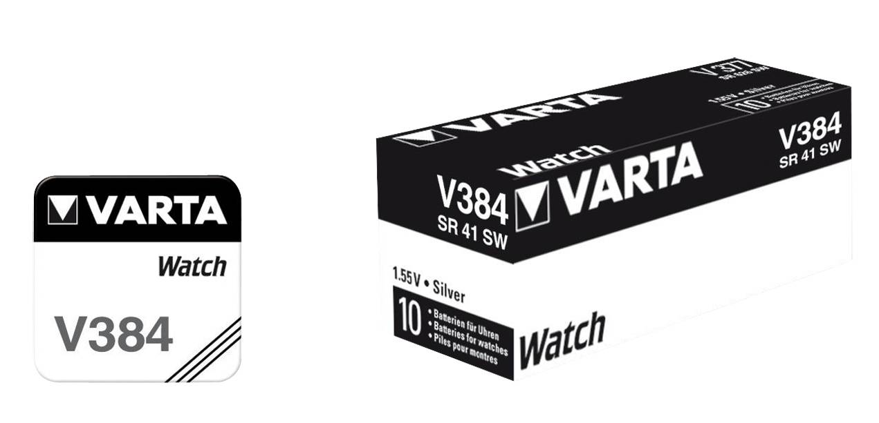 Varta V 384 - Batterie SR41 - Silberoxid - 38
