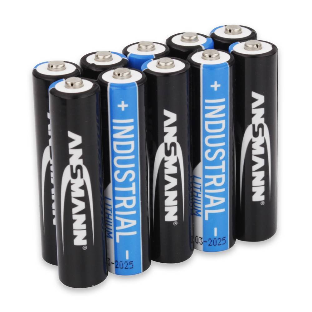ANSMANN - Batterie 10 x AAA-Typ - Li - Schwarz
