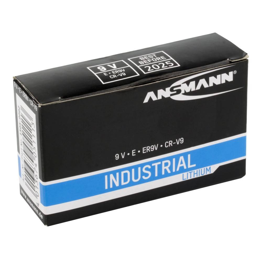Ansmann 1505-0002, Einwegbatterie, Lithium, 9 V, 5 Stück(e), Schwarz, -40 - 60 °C