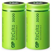 GP Batteries ReCyko, Wiederaufladbarer Akku, C, Nickel-Metallhydrid (NiMH), 1,2 V, 2 Stück(e), 3000 mAh
