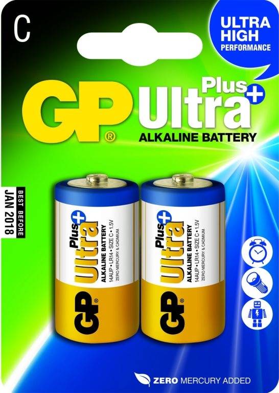 GP Batteries Ultra Plus Alkaline C
