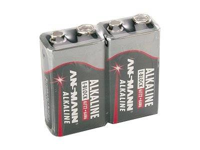 Ansmann E-BLOCK - Batterie 2 x 6LF22 - Alkalisch