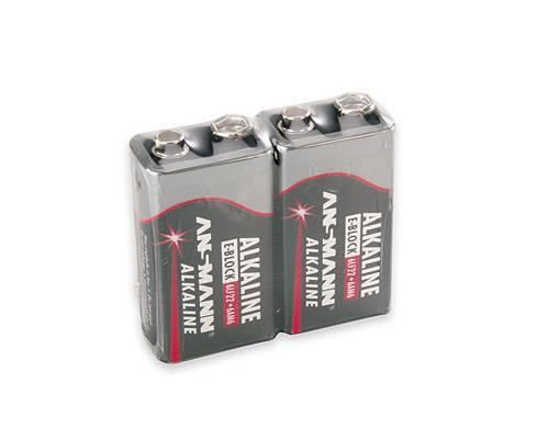 Ansmann E-BLOCK - Batterie 2 x 6LF22 - Alkalisch