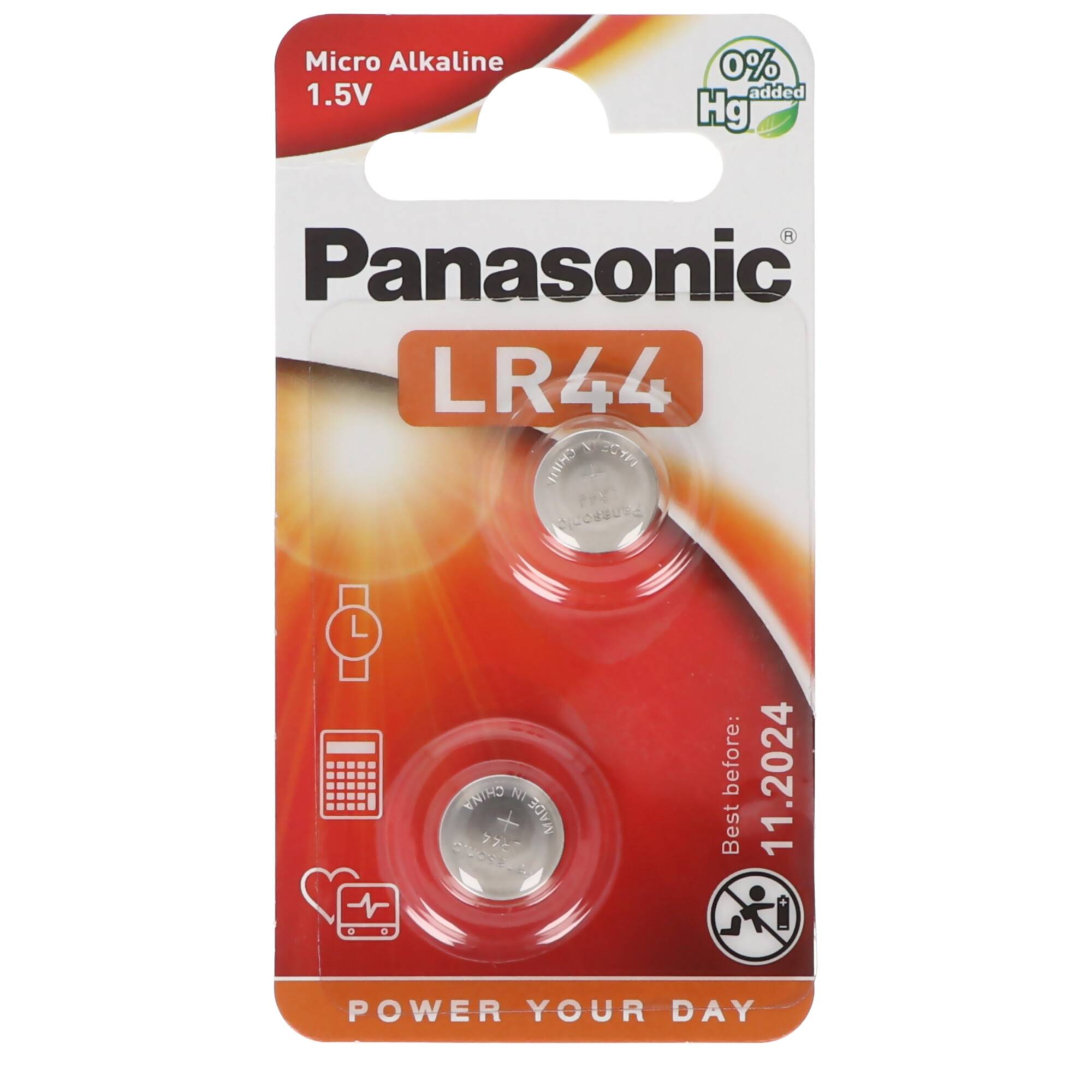 Panasonic LR-44EL/2B - Batterie 2 x LR44 - Alkalisch