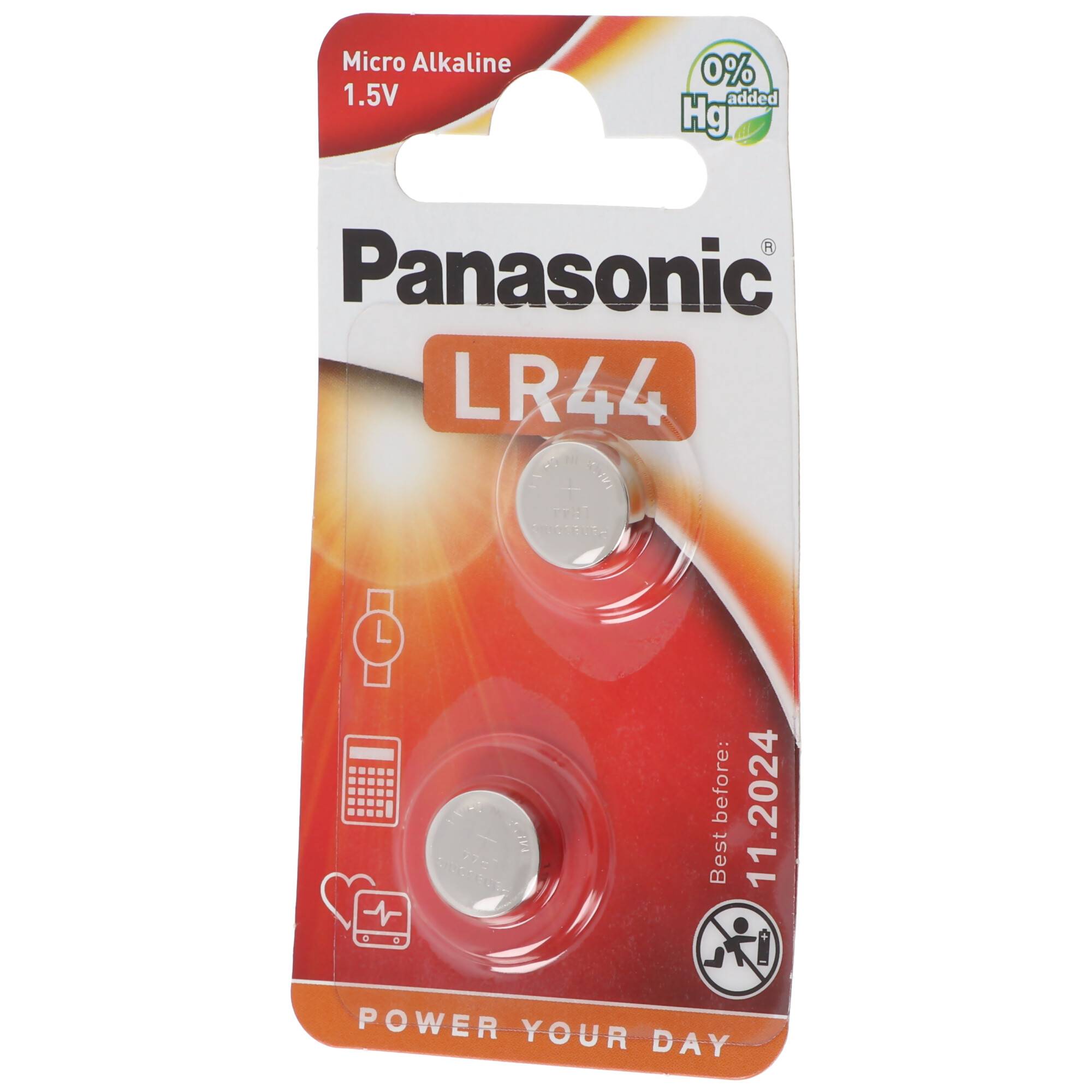 Panasonic LR-44EL/2B - Batterie 2 x LR44 - Alkalisch