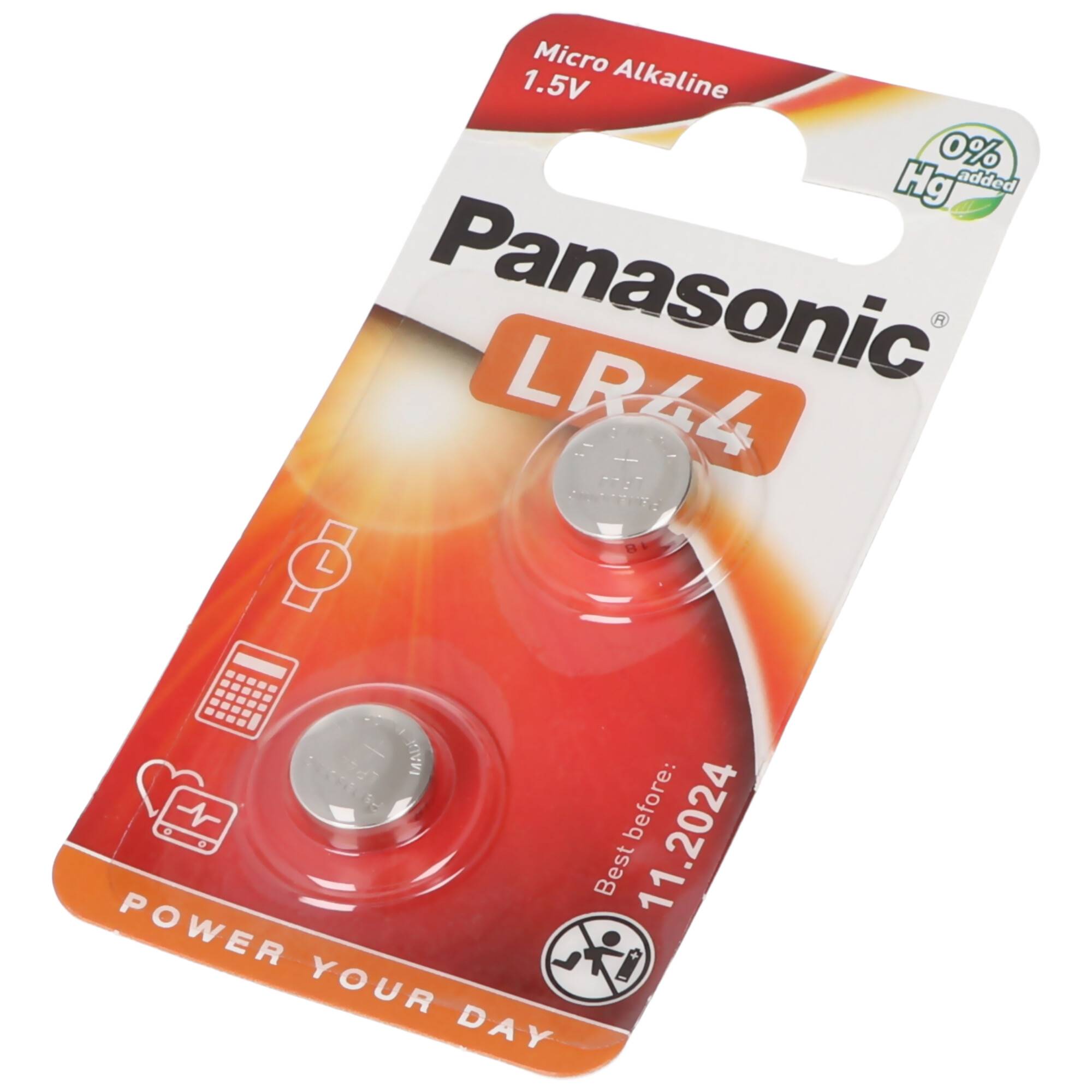 Panasonic LR-44EL/2B - Batterie 2 x LR44 - Alkalisch