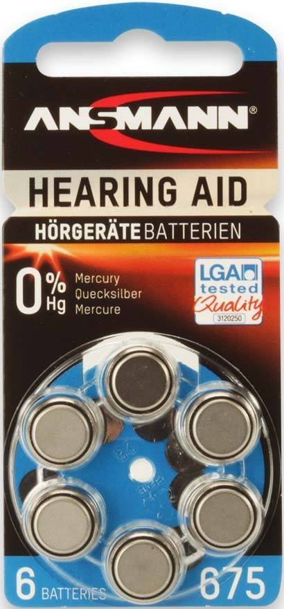 Ansmann PLUS HÖRGER.BATT. 5013253 Bli.6