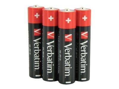 Verbatim - Batterie 4 x AAA / LR03 - Alkalisch