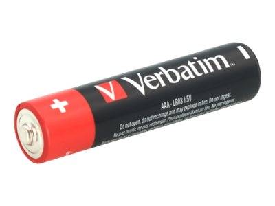 Verbatim - Batterie 4 x AAA / LR03 - Alkalisch