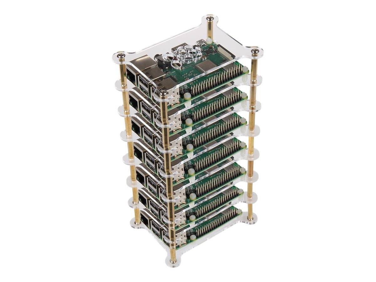 JOY-iT Tower - Hülle - Messing, Acryl - durchsichtig