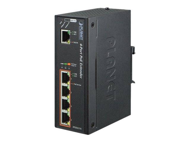 PLANET IPOE-E174 - Netzwerkextender - GigE - 10Base-T, 100Base-TX, 1000Base-T