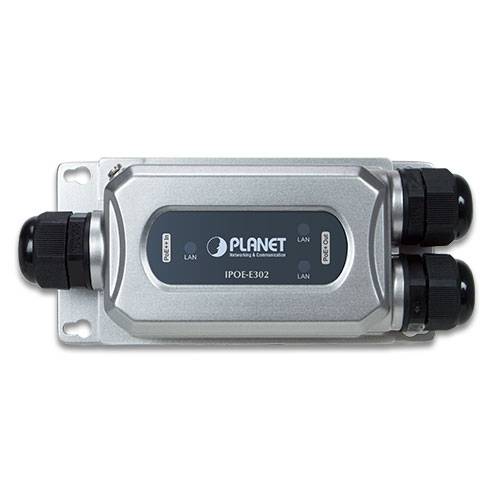 PLANET IPOE-E302, Netzwerksender, 10,100,1000 Mbit/s, Voll, Halb, 2000 Eintragungen, IP67, IEEE 802.3, IEEE 802.3ab, IEE
