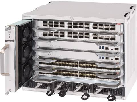 Cisco Catalyst 9606R - Switch - Seite-zu-Seite-Luftstrom