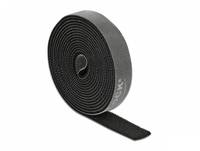 DeLOCK Velcro - Kabelbinderrolle - 2 m - Schwarz