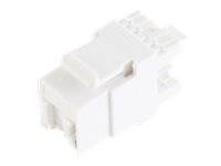 hb-digital Keystone Modul RJ45 CAT 6 UTP für LSA Montage mit Staubschutz weiss
