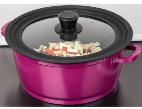 Xavax 00111545, Rund, Schwarz, Transparent, Glas, Silikon, Schwarz, 28 cm, 65 mm