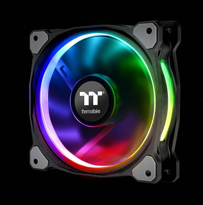 Thermaltake Riing PLUS 14 LED RGB Radiator Fan TT - Premium Edition - Gehäuselüfter - 140 mm (Packung mit 3)