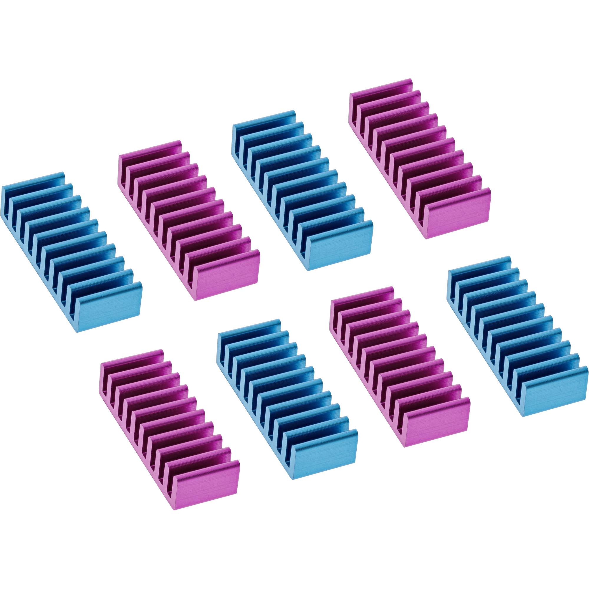 InLine - Speicherkühler - Blau, lila (Packung