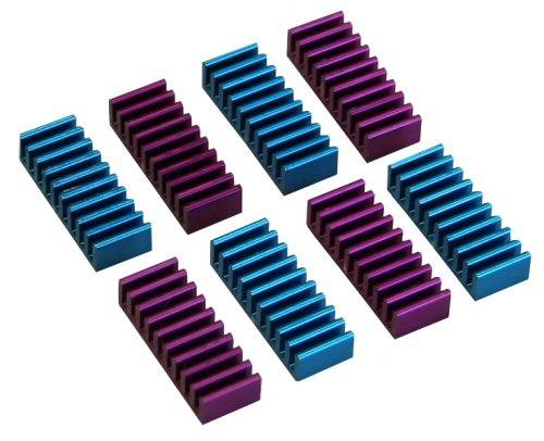 InLine - Speicherkühler - Blau, lila (Packung