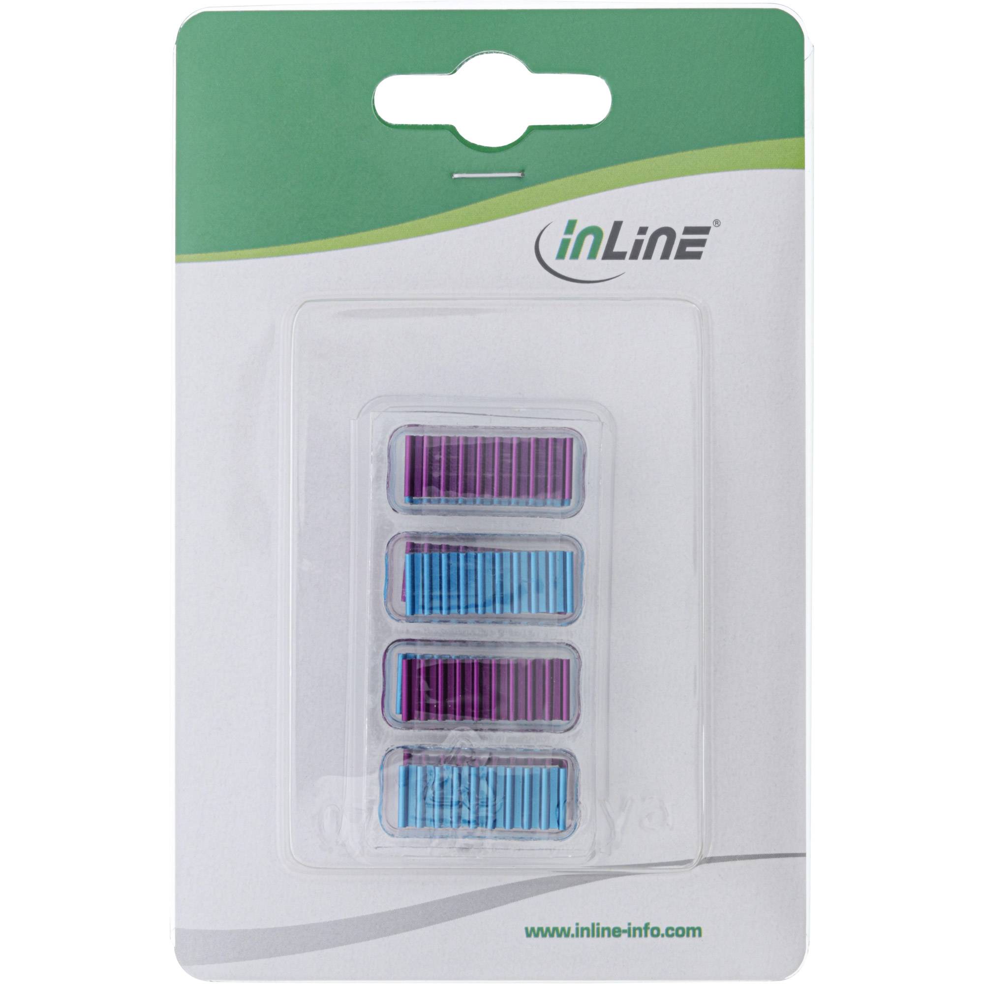 InLine - Speicherkühler - Blau, lila (Packung