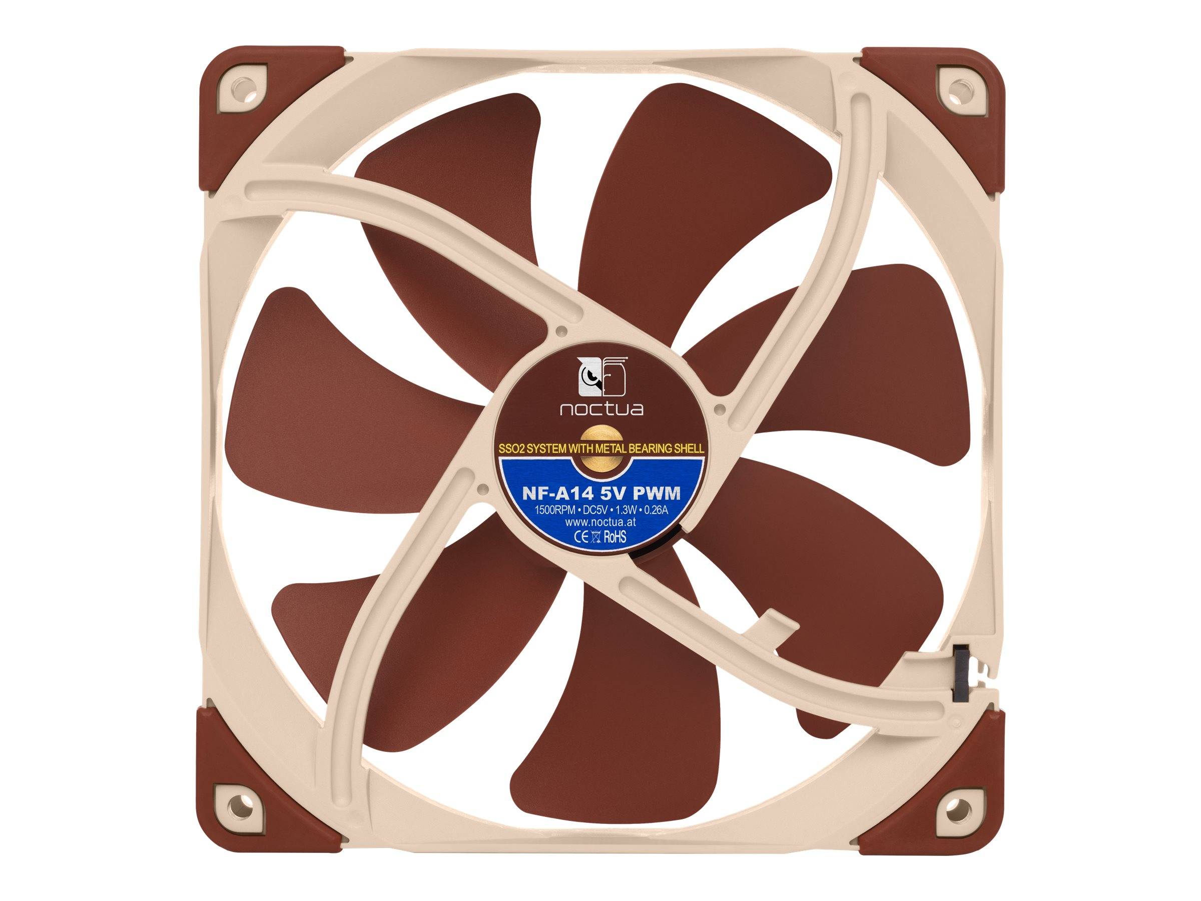 Noctua NF-A14 5V PWM - Gehäuselüfter - 140 mm