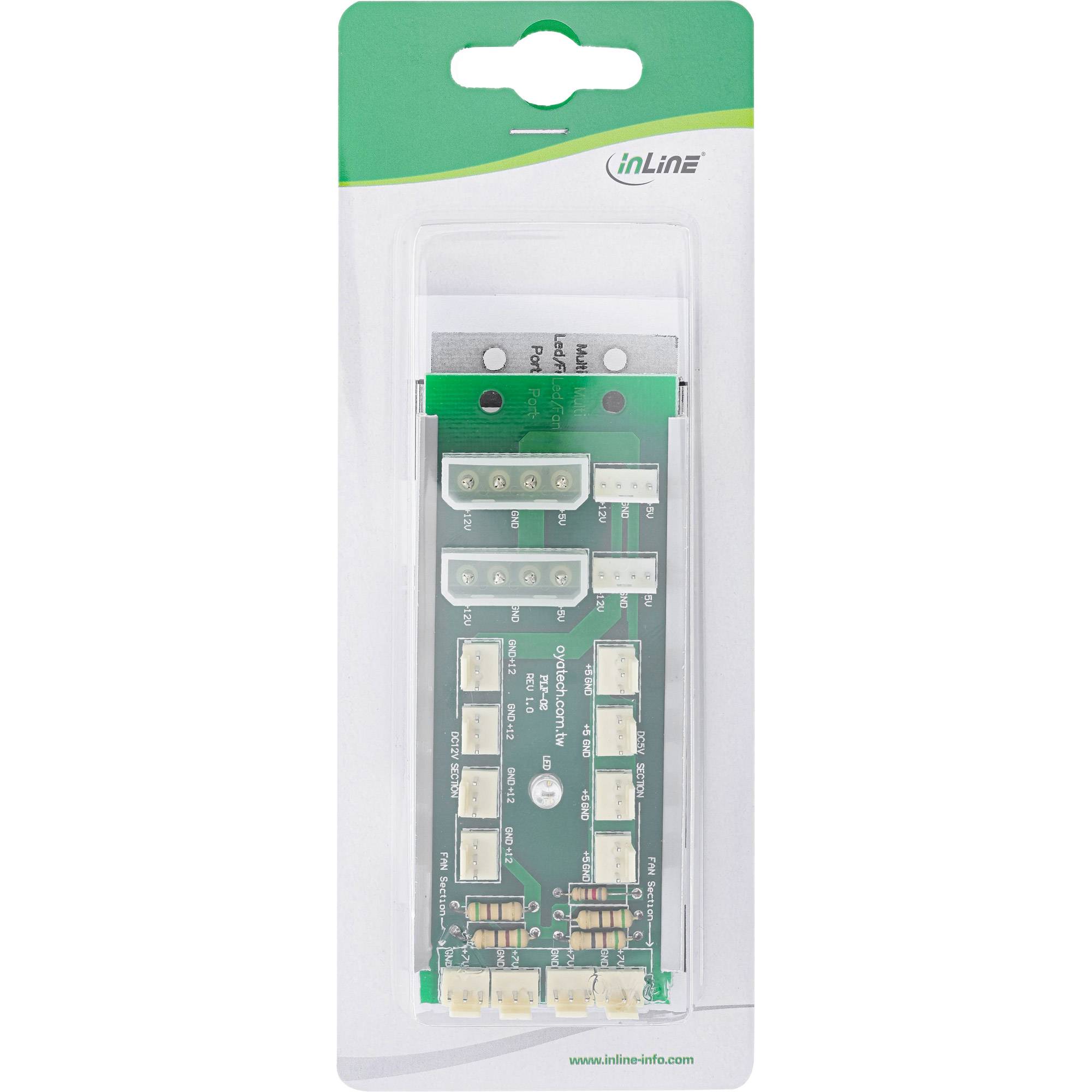 InLine Multi Port Panel - Netzteil für Lüfter