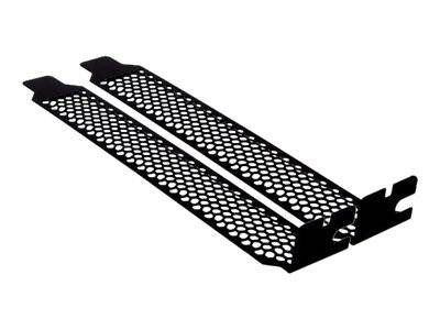 InLine - Systemsteckplatz-Abdeckplatte - Schwarz (Packung mit 2)