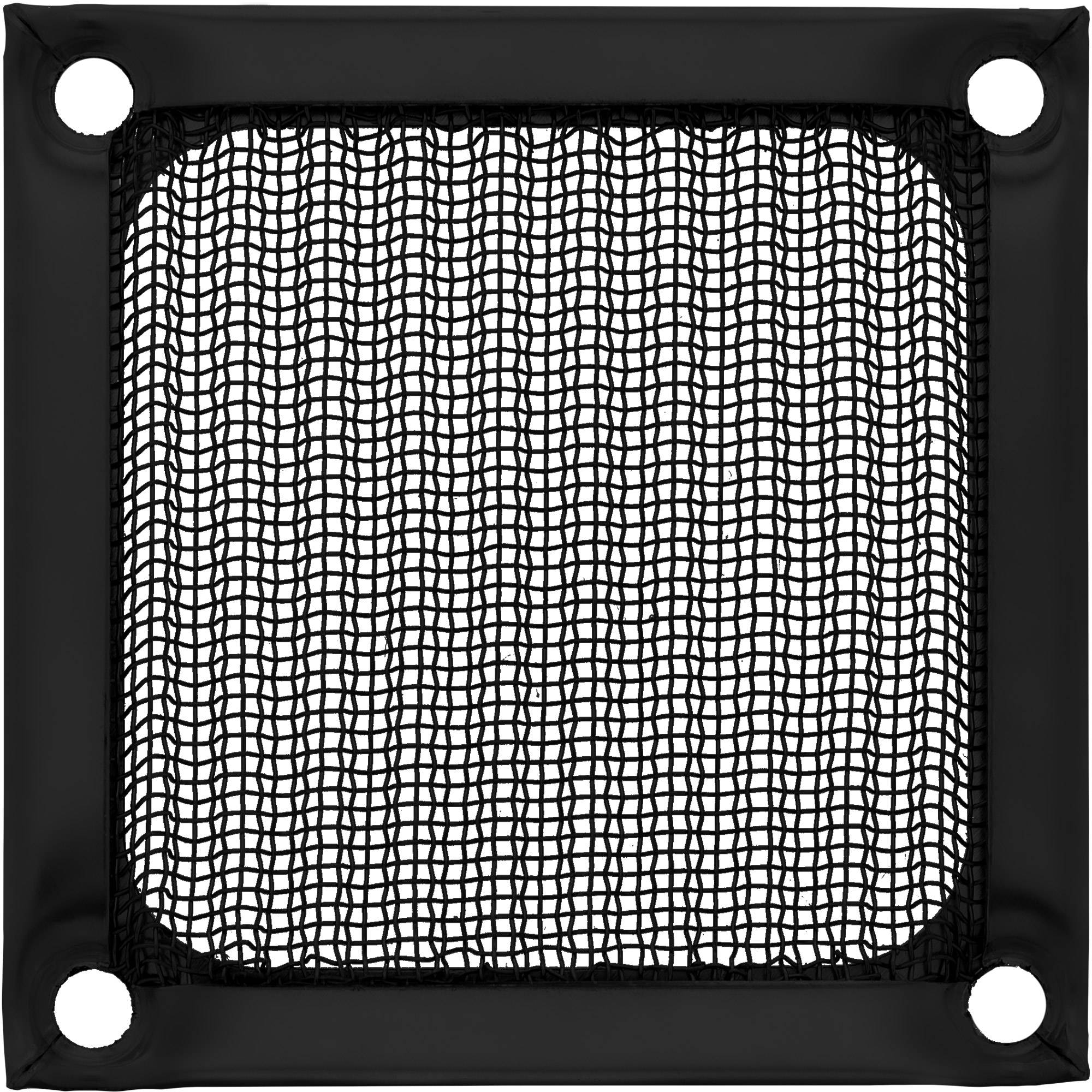 INLINE - Lüftergitter - Aluminium Filter - 60x60mm - schwarz