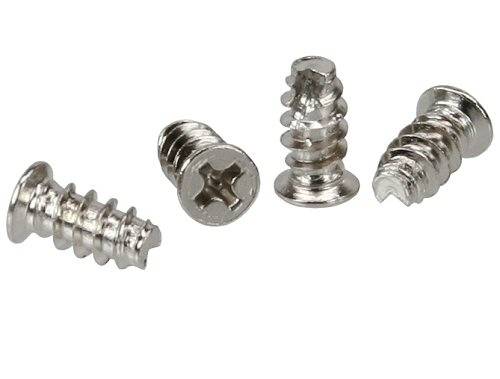 INLINE - Lüfterschrauben - 5,0x10,0mm - silbern - 4er Pack