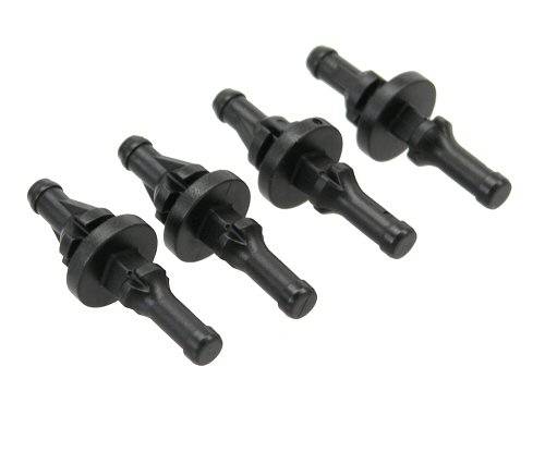 InLine - Vibrationsdämpfer-Kit für Systemlüfter - Schwarz (Packung mit 100)