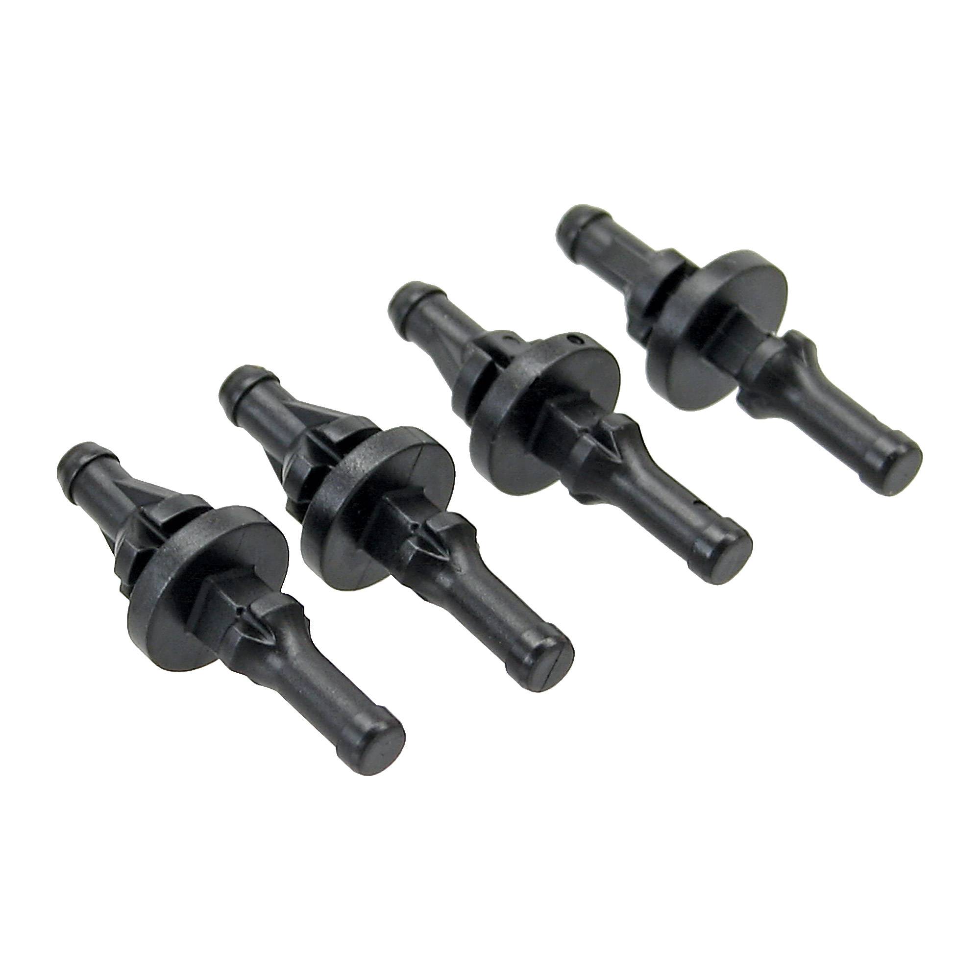 INLINE - Lüfter Entkopplung - für Lüfter aller Größen von 60 bis 120mm - 4er Pack