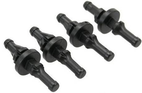 INLINE - Lüfter Entkopplung - für Lüfter aller Größen von 60 bis 120mm - 4er Pack