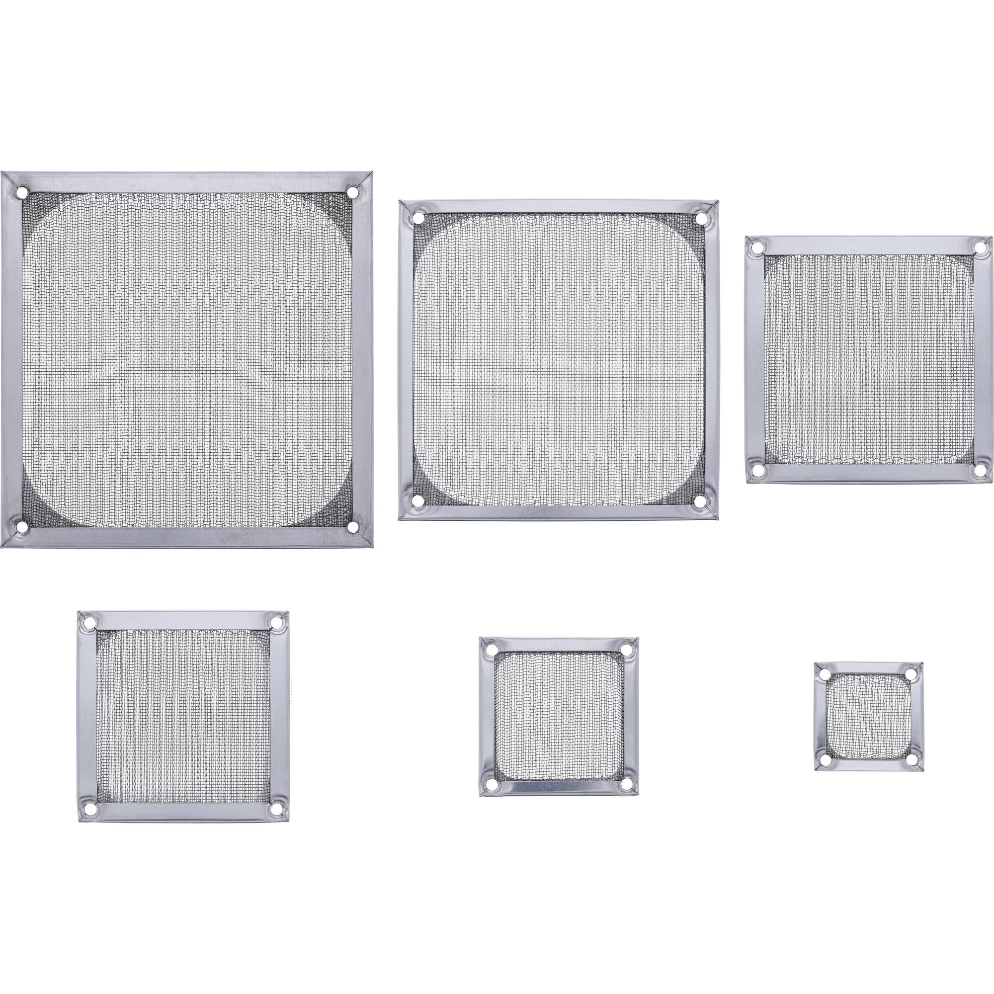 INLINE - Lüftergitter - Aluminium Filter - 80x80mm