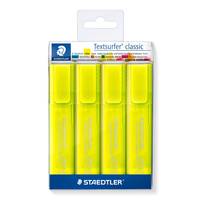 Staedtler 364-1P WP4, 4 Stück(e), Gelb, Meißel, Gelb
