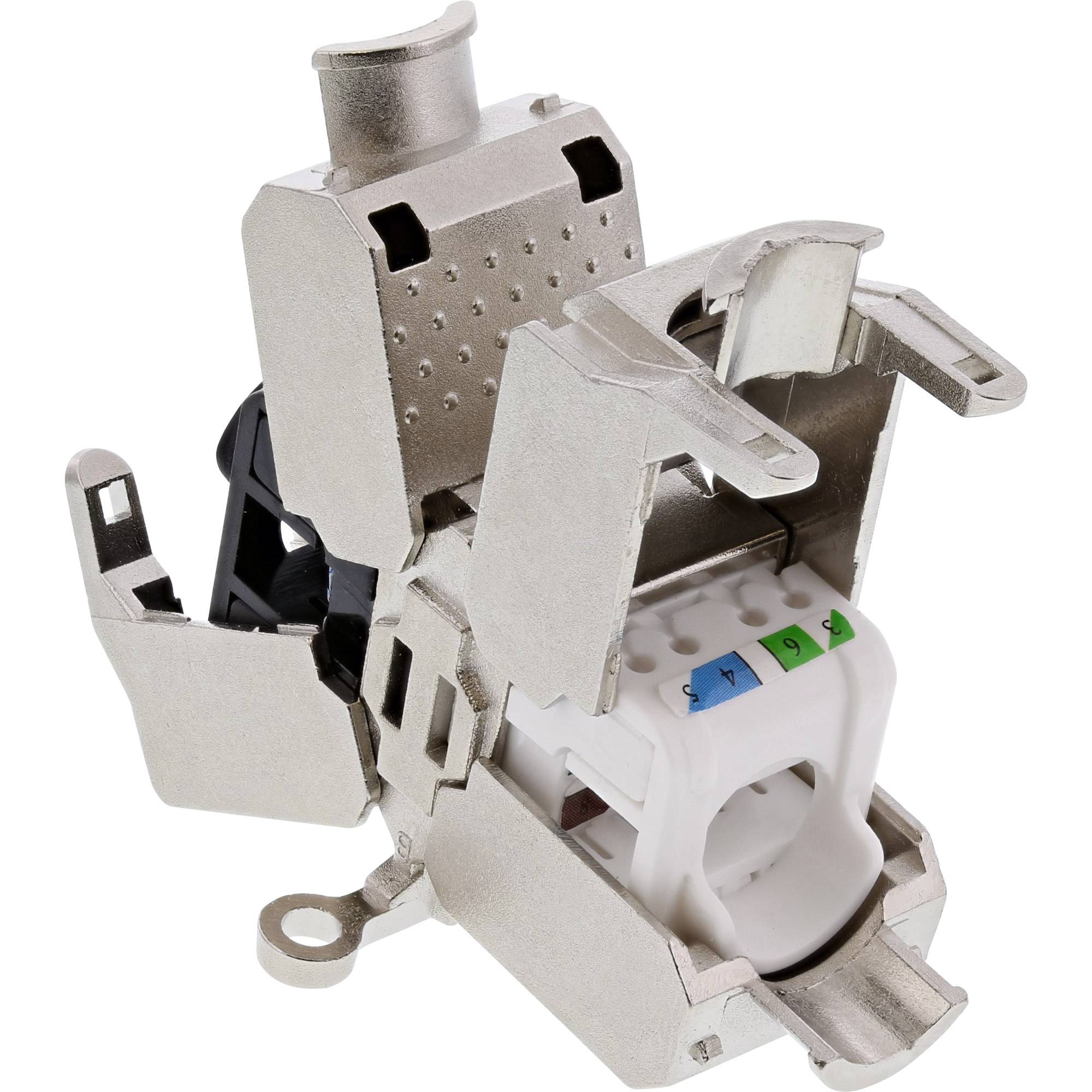 INLINE - Kabelverbinder Cat.6A - mit LSA-Technik - geschirmt