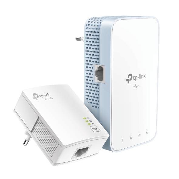 TP-LINK AC750 AV1000 Gigabit WLAN Powerline Adapter Kit - 1000 Mbit/s - IEEE 1901 - IEEE 802.3 - IEEE 802.3ab - IEEE 802.3u - Type E/F - Gigabit