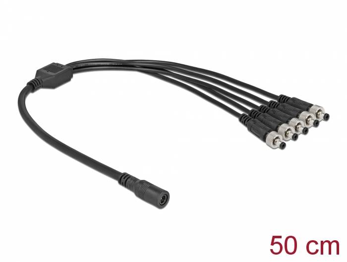 Delock - Netz-Splitter - Gleichstromstecker 5,5 x 2,1 mm (W)