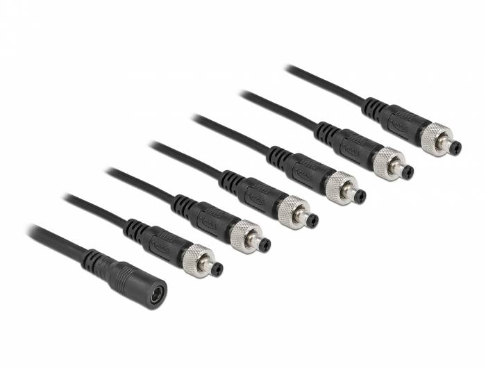 Delock - Netz-Splitter - Gleichstromstecker 5,5 x 2,1 mm (W)