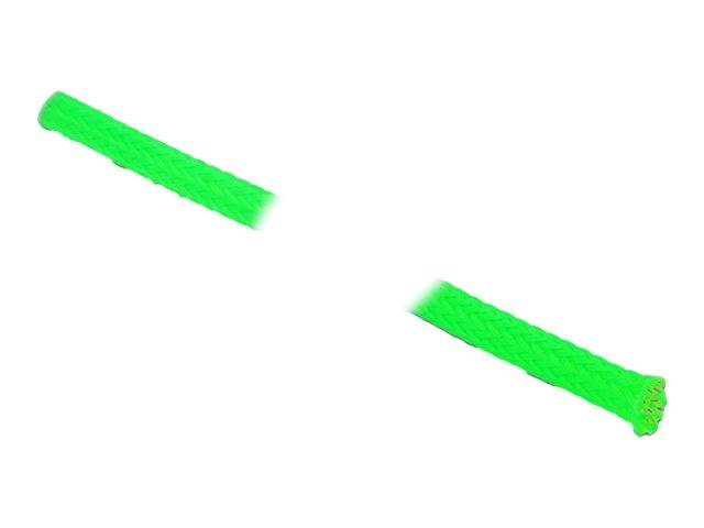 Delock Geflechtschlauch - dehnbar - 2 m - grün - Geflechtschlauch dehnbar 2 m x
