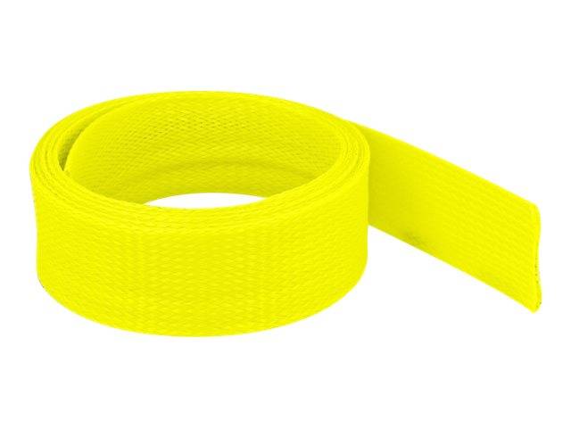 Delock - Geflechtschlauch - dehnbar - 2 m - Gelb