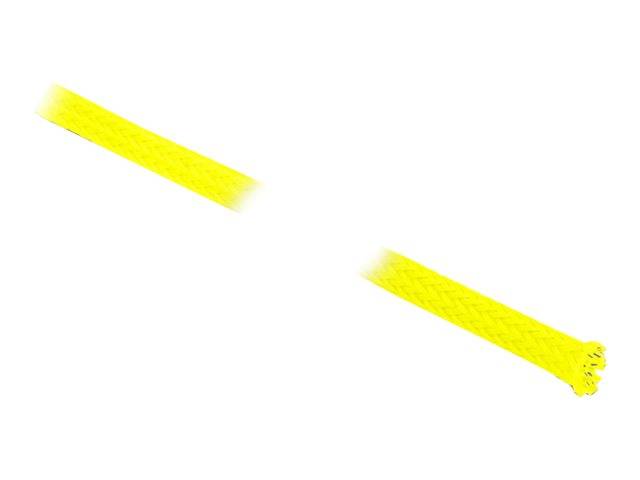 Delock - Geflechtschlauch - dehnbar - 2 m - Gelb