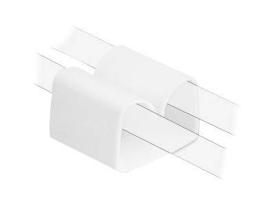 Delock - Kabelhalter für Kabel - weiß (Packung