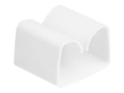 Delock - Kabelhalter für Kabel - weiß (Packung