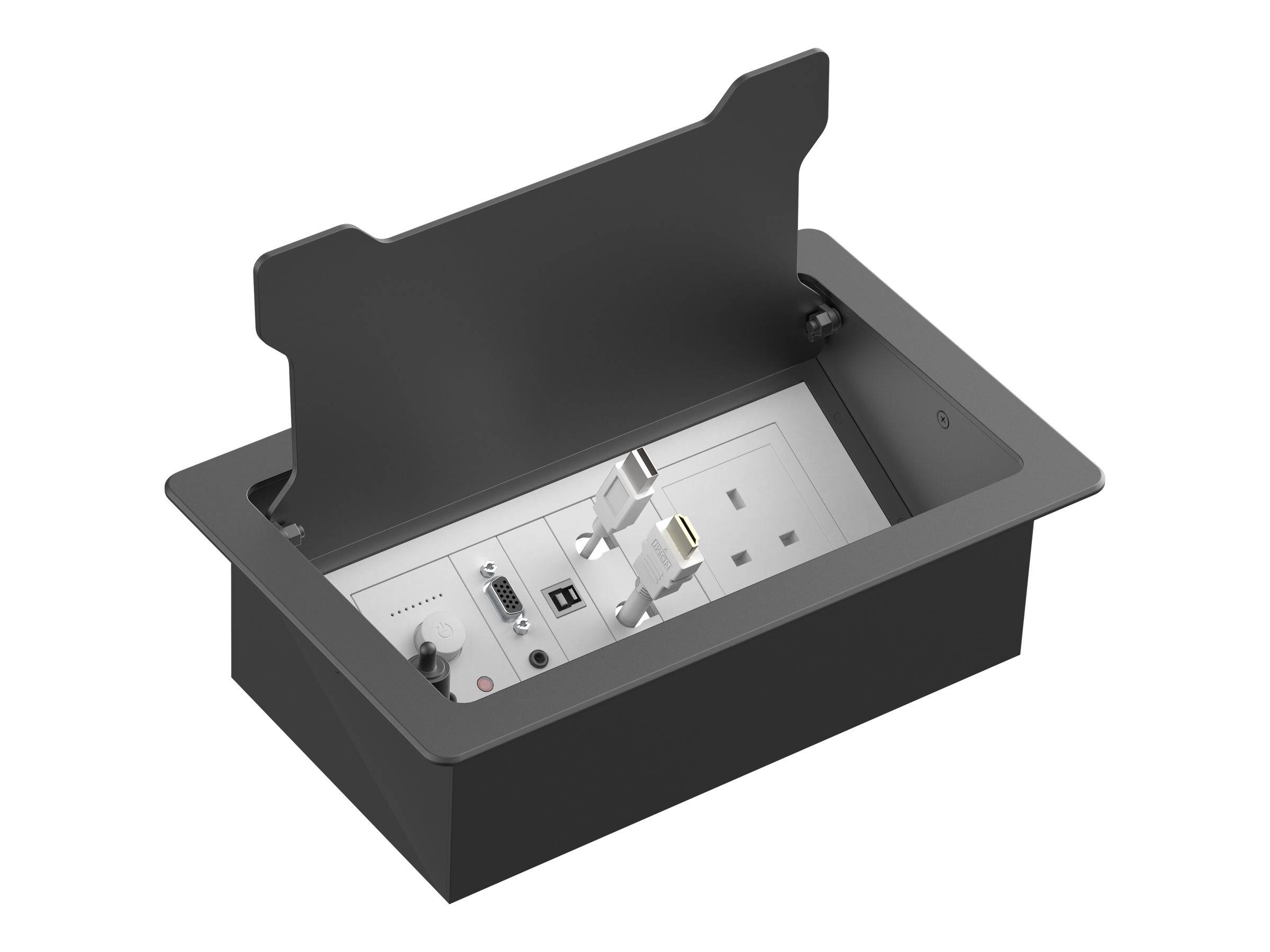 VISION TechConnect 3 - Frontabdeckung - mattschwarz