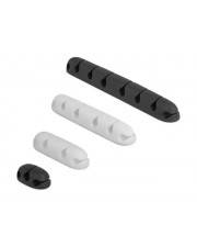 Delock Kabelhalter-Kit - Tisch montierbar, Oberfläche montierbar, geeignet für W