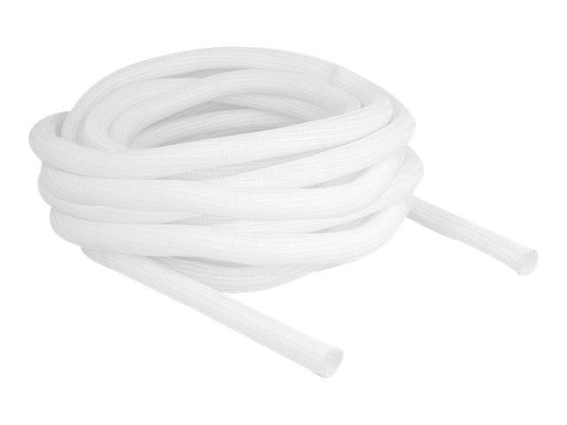 Delock Geflechtschlauch - 16 mm Durchmesser - 10 m - weiß