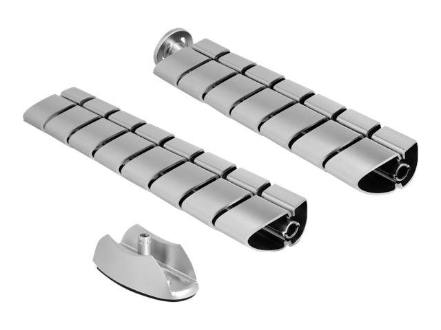 Delock - Kabelkanal - for desk - 74 cm - Silber