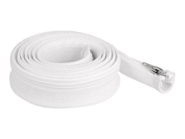 Delock - Geflechtschlauch - 2 m - weiß
