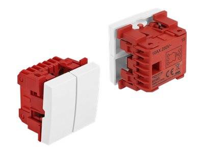 Delock - Easy 45 - Druckschalter - 2 Kippschalter