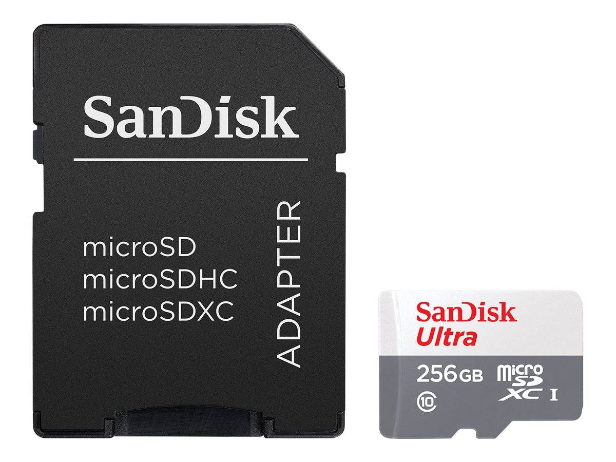SanDisk Ultra - Flash-Speicherkarte (microSDXC-an-SD-Adapter inbegriffen)